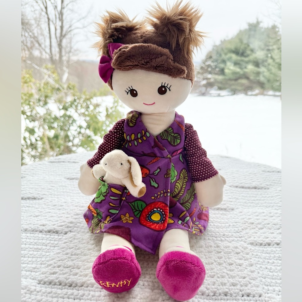 Scentsy Buddy Brylee And Bailey The Bunny Plush Stuffed Doll Toy